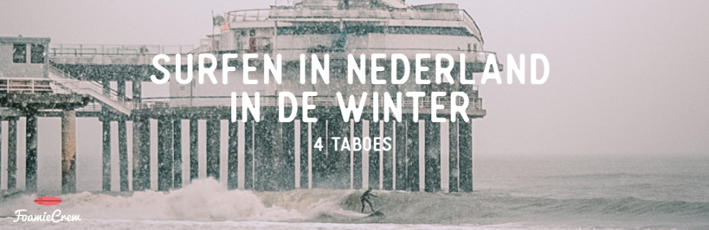surfen in de winter nederland